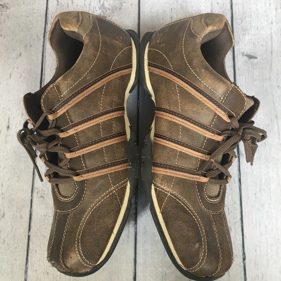 Skechers Brown distressed leather Oxford shoes main image 5